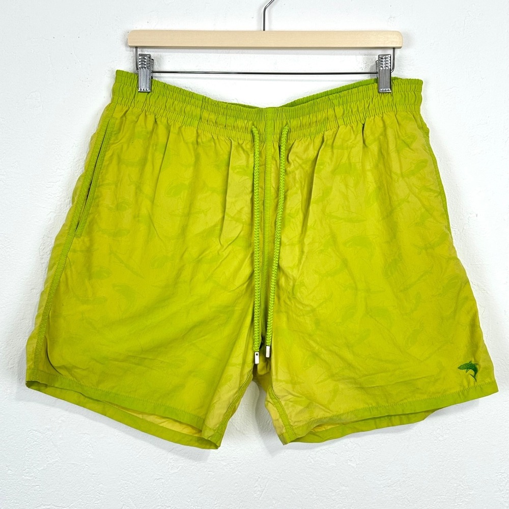 Vilebrequin Moorea Swim Shorts Sz XXL Water Reactive Sharks Trunks Swim Shorts